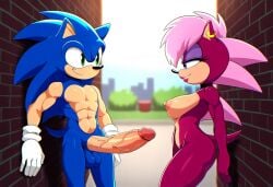 ai_generated ass blue_body breasts incest incest_(lore) magenta_fur male/female pink_hair sex sonia_the_hedgehog sonic_(series) sonic_the_hedgehog sonic_the_hedgehog_(series) sonic_underground straight veiny_penis