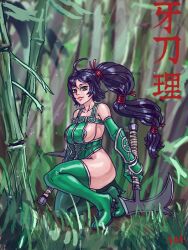 akali breasts female female_focus female_only girl league_of_legends riot_games samiri simple_background solo solo_female solo_focus