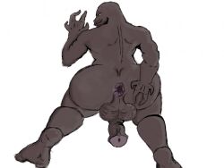 alien ashouj1 ass genitals halo_(series) male male_only male_sangheili_(halo) microsoft penis rear_view sangheili solo xbox_game_studios