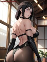 1girls ai_generated ass ass_focus back_muscles back_view backless_outfit bare_back bare_shoulders bare_thighs big_ass blush body_blush boruto:_naruto_next_generations brown_hair corset ear_blush female female_only from_behind high_resolution huge_ass hyuuga_hanabi latex leather leather_clothing leotard light-skinned_female light_skin lingerie lipstick looking_at_viewer looking_back looking_back_at_viewer makeup nai_diffusion naruto naruto_(series) nice_ass nose_blush open_smile panties pantyhose pink_lips pinup presenting presenting_ass presenting_hindquarters purple_eyes revealing_clothes shiny shiny_hair shiny_skin skimpy skimpy_clothes solo solo_focus stable_diffusion temptart thick_thighs thighs thong_leotard url watermark web_address