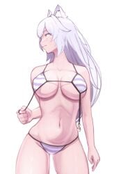 bikini blanco21k nephtunie virtual_youtuber vtuber