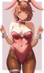 alternate_costume atlus breasts bunny_ears bunny_girl bunnysuit female female_only leonmandala looking_at_viewer persona persona_3 solo tagme yukari_takeba