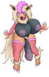 absurd_res alpha_channel anthro arcanine areola big_areola big_breasts big_nipples big_penis breasts choker colored_fingernails colored_nails colored_toenails cyberkaku ear_piercing ear_ring feet fingernails generation_1_pokemon genitals herm hi_res huge_breasts huge_cock hyper hyper_breasts hyper_genitalia hyper_penis intersex jewelry nails necklace nintendo nipples no_testicles penis piercing pokemon pokemon_(species) pubes ring_piercing solo spiked_choker toenails toes tongue tongue_out