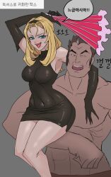 breasts darius_(league_of_legends) female girl league_of_legends luxanna_crownguard male samiri