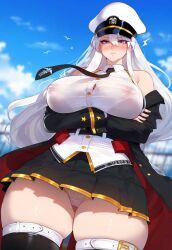 ai_generated azur_lane enterprise_(azur_lane) floox tagme thiccwithaq_(ai_style)