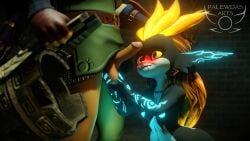 16:9 1boy 1girls 3d armor ball_grab balls big_butt biped blush breasts digital_media_(artwork) faceless_male female floating genitals glowing glowing_nipples helmet hi_res horny_face human humanoid hylian imp imp_midna link link_(twilight_princess) male male/female midna mostly_nude naked nintendo nipples nude palewdas_arts penis red_hair shortstack slightly_chubby smile staring_at_penis tagme tattoo the_legend_of_zelda twili twilight_princess