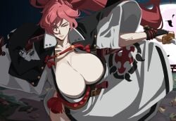 1girls 2023 2d 2d_(artwork) alecto_0 amputee arc_system_works asian asian_female baiken big_breasts boobies boobs breasts color colored fanart female female_focus female_only femme_fatale full_color guilty_gear guilty_gear_strive holding_weapon huge_breasts japanese japanese_clothes japanese_female katana kimono large_breasts light_skin long_hair looking_at_viewer massive_breasts one_eye_closed pale-skinned_female pale_skin pink_hair ponytail scar scar_across_eye solo solo_female solo_focus tattoo tattoo_on_forehead veiny_arms very_long_hair video_game video_game_character video_game_franchise video_games voluptuous voluptuous_female