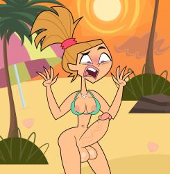 1futa balls big_breasts breasts cartoon_network clothing erection futa_only futanari huge_cock human julia_(tdi) light-skinned_futanari light_skin nude penis pennsatucky self_upload solo standing total_drama_(series) total_drama_island total_drama_island_(2023)