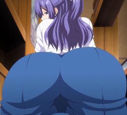 anime_screencap ass_focus big_ass big_butt mankitsu_happening milf ova screenshot suzukawa_rei