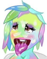 1girls 2d bad_art big_blue_bubble big_breasts breasts brown_eyes color cum cum_on_face cum_on_tongue epic_hoola female female_only hair hoola multicolored_skin my_singing_monsters my_singing_monsters:_dawn_of_fire one_tooth open_mouth pomily short_hair simple_background solo teeth tongue tongue_out white_background