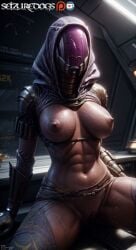 ai_generated alien_girl female female_only mass_effect nsfw nude_female seizuredogs tali'zorah_nar_rayya