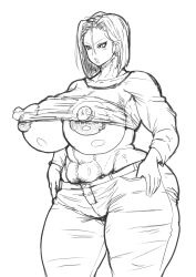 android 18 from dragon ball by ponkotsuu