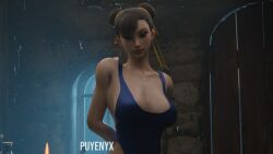 chun-li from street fighter by puyenyx