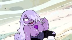 ambyva amethyst_(steven_universe) breasts cartoon_network edit gem_(species) nude steven_universe topless