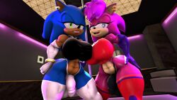 2futas 3d 3d_(artwork) bulge futanari intersex nackey rule_63 sister sisters sonia_the_hedgehog sonic_(series) sonic_the_hedgehog sonique_the_hedgehog