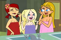 dawn_(tdi) lindsay_(tdi) pennsatucky tagme total_drama:_revenge_of_the_island total_drama_(series) total_drama_island zoey_(tdi)