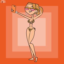 accurate_art_style bikini carazar_zone julia_(tdi) tagme tiger_print tiger_print_bikini total_drama_(series) total_drama_island total_drama_island_(2023)