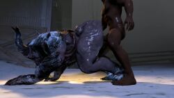 2boys 3d 3d_animation anal anal_sex animated anthro anthro_penetrated ass balls big_ass big_butt big_penis bouncing_ass bouncing_balls bouncing_butt creepy dark-skinned_male dead_by_daylight dominant_human duo erection european_mythology folklore furry gay genitals goat horror human human_on_anthro human_penetrating human_penetrating_anthro interspecies krampus male/male male_only monster mythology nightmare_husbando public_domain scary slowlearner sound tagme video yaoi