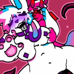 ahe_gao animated crystal_(kittydogcrystal) cum_inside furry furry_only horn_(kittydogcrystal) kittydog_fanart meloucannsfw no_sound tagme tentacle tentacle_sex video