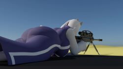 16:9 3d_(artwork) 3d_animation animated anthro anti_material_rifle ass ass_shake big_breasts big_butt bipod blender_(software) blender_cycles breasts clothed clothing digital_media_(artwork) female floppy_ears furry gm6_lynx gun hi_res horn lying mature_anthro mature_female muzzle_brake on_front primocreatore prone ranged_weapon rifle robe scope shaking_breasts shaking_butt shooting short_playtime sniper_rifle solo sound sound_effects tagme tail tail_motion tailwag toriel toriel_(dogzeela) trigger_discipline undertale_(series) video voice_acted weapon widescreen wobbling