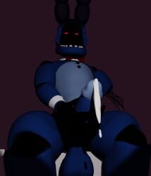 animatronic big_ass big_balls big_breasts big_penis bonnie_(fnaf) bunny_boy bunny_ears cock cock_focus cum cuming five_nights_at_freddy's five_nights_at_freddy's_2 gay jerkingoff penis red_eyes scottgames solo solo_male