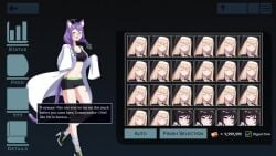 1girls animal_ears animal_tail animated belly big_belly braided_hair cat_ears cat_girl cat_tail digestion digestion_noises feeding female female_pred glasses green_eyes green_ribbons midriff mp4 nerdy_female purple_ears purple_hair ribbons schrodinger_(vessel_tactics) scientist sound spats sports_bra vessel_tactics video vore vore_belly weight_gain willing_pred