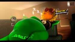 anon anonymous_character anxxyo belly big_belly couch fetish flower flower_girl goober humming laying_down laying_on_couch plant plant_girl plants_vs_zombies plants_vs_zombies:_heroes pvz resting safe_vore sfm sleeping solar_flare_(pvz) stomach sunflower sunflower_(pvz) tagme_(artist) vore vore_belly wholesome wholesome_vore