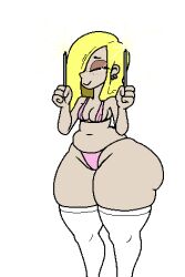 1girls 2023 animated ass_bigger_than_head big_ass bikini billie_(burgerkurger) bouncing_ass burgerkurger clapping_cheeks huge_ass jumping original original_character pixel_art small_breasts solo_female tagme transparent_background