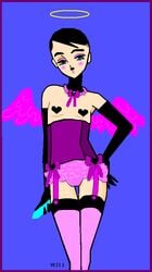 ._. 1boy 2d adolf_hitler adolphilia angel corset crossdressing decadentdeath elbow_gloves femboy funny garter_belt halo heart_pasties hitler humor male male_only meme motoanexo nazi painter pasties pink_ribbon real_person ribbon shitpost solo tagme twink what wings xd