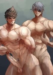 bara gay male_only rex_(xenoblade) xenoblade_(series) xenoblade_chronicles_2 xenoblade_chronicles_3 yaoi zeke_von_genbu_(xenoblade)