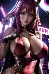 2d ai_generated bare_shoulders big_breasts breast_rest breasts chinese_clothes city city_background cityscape clavicle cleavage close-up clothes collarbone curvy detailed epic_games female female_focus female_only genshin_impact gloves hand_on_breast hd hd_(traditional) hi_res high_resolution highres horny horny_female hourglass_figure huge_breasts kimono large_breasts lips lipstick long_hair looking_at_partner looking_at_viewer makeup midriff model navel open_shirt ornament pink_hair portrait pose posing_for_picture realistic round_breasts sagging_breasts seducing seduction seductive seductive_body seductive_look seductive_pose shiny shiny_skin sideboob sky4maleja slim_girl smile smiley_face solo teeth tight_clothes tight_clothing upper_body yae_miko