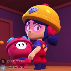 ai_generated ass brawl_stars breasts chibi jacky jacky_(brawl_stars) legs