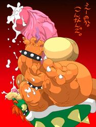 bowser green_shell horns koopa male male_only mario_(series) nintendo shell spiky_shell tagme ysoty