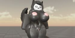 1girls 3d anthro areolae belly big_ass big_breasts big_female black_fur black_hair child_bearing_hips female furman_(nonalterna) furry large_areolae large_ass large_breasts large_female long_hair neck_tuft nipples nonalterna roblox robloxian self_upload skull_face skull_mask solo solo_female standing tail thick_thighs thighs vagina wagging_tail wolf_ears