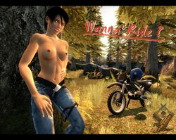 1girls 3d adriana_lima adriana_lima_(half-life_2_cinematic_mod) alyx_vance breasts fakefactory female female_only forest garry's_mod half-life half-life_2 half-life_2_fakefactory_cinematic_mod human human_female human_only jeans motorcycle nipples outdoors reh_blackjack short_hair solo tagme topless watermark