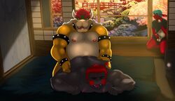 bowser kizu male male_only mario_(series) multiple_males nintendo tagme yaoi