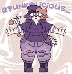 boots breasts catgirl chubby cute epic_games fat fortnite hoodie jeans meow_skulls_(fortnite) punkalicious retard thighs