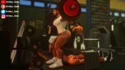 3d animated chris_redfield gay gym gym_clothes kitrell_simz male male_only mod mp4 resident_evil resident_evil_3 resident_evil_8:_village sound squatting tagme video