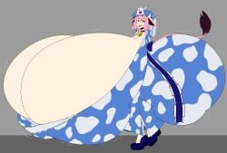 ass_bigger_than_body ass_bigger_than_head ass_bigger_than_torso breasts_bigger_than_body breasts_bigger_than_head breasts_bigger_than_torso female huge_ass huge_breasts hyper hyper_ass hyper_breasts rust_and_bolts solo team_shanghai_alice touhou yuyuko_saigyouji