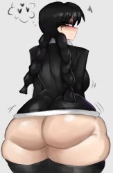 aged_up ass_focus back_view big_ass big_breasts big_thighs black_dress black_hair blush breasts bubble_ass bubble_butt dance dress gigantic_ass gigantic_thighs goth goth_girl gothic heart huge_ass huge_thighs knightartist115 lines long_hair looking_at_viewer shaking_ass shaking_butt tagme the_addams_family thick_hips thick_thighs thighhighs thighs wednesday_addams wide_hips