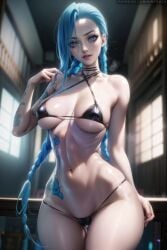 1girls ai_generated ass big_ass big_breasts big_butt big_thighs bikini blue_hair bra breasts covered_breasts covered_pussy curvy curvy_body curvy_female female female_only hair hourglass_figure huge_thighs human jinx_(league_of_legends) large_breasts league_of_legends light-skinned_female light_skin lips long_hair long_hair_female ninfrock pale_skin pale_skinned_female panties riot_games skinny_waist slim_waist solo solo_female solo_focus tattoo thick_legs thick_thighs uncensored voluptuous voluptuous_female wide_hips