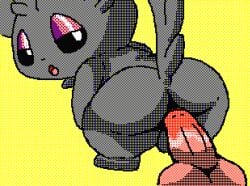 anal anal_sex animated balls cum cum_in_ass cum_inside dithering eyeshadow fur furry makeup male_only minccino mincheeto penetration penis pokémon_(species) pokemon pokemon_(species) tagme tail