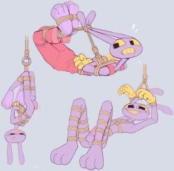 jax (the amazing digital circus) from glitch productions by evilballoondog