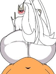 animated beat_banger big_ass doggy_style female insects pheromosa pokemon pokemon_(species) sex tineola1 traced white_body white_hair