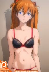 ai_generated artist_request asuka_langley_sohryu dittoseeker female female_focus female_only neon_genesis_evangelion self_upload solo underwear underwear_only