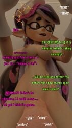 1futa 3d ambiguous_gender anon areolae beauty_mark big_penis blender blowjob breasts callie_(splatoon) caught dialogue futanari imminent_orgasm inkling inkling_girl kaijuking long_hair low-angle_view marie_(splatoon) mole nipples nude nude_futanari oral oral_sex penis pov sex splatoon squid_sisters taker_pov