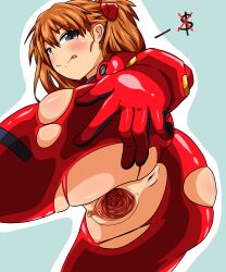 anus asuka_langley_sohryu blush cervix clitoris neon_genesis_evangelion ogt pussy spreading_pussy tongue_out uncensored