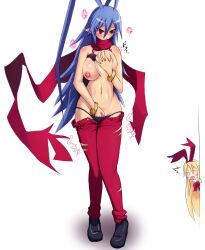 artist_request breasts canon_genderswap caught caught_masturbating demoness disgaea disgaea_d2 flonne flonne_(fallen_angel) genderswap_(mtf) laharl laharl-chan large_breasts masturbating masturbation nippon_ichi_software rule_63