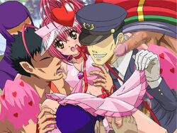 amu_hinamori gangbang pink_hair public_rape public_sex shugo_chara tagme