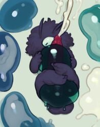 antennae balls blush closed_eyes cum cum_in_slime cuming fluffy large_penis legs_around_partner long_penis moba_(artist) moth non-human non-human_only original original_character penetrating_slime penis sex slime slime_(substance) slime_penetrated